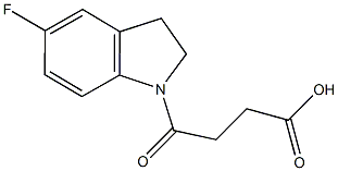 4-(5-FLUORO-2,3-DIHYDRO-1H-INDOL-1-YL)-4-OXOBUTANOICACID CAS#: 393183-92-1