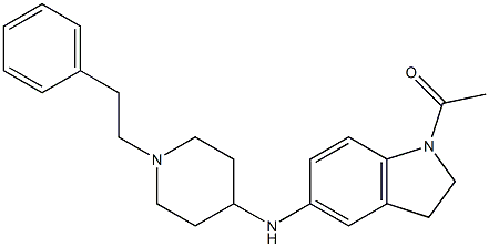 1-ACETYL-N-[1-(2-PHENYLETHYL)PIPERIDIN-4-YL]-INDOLIN-5-AMINE CAS#: 394653-85-1