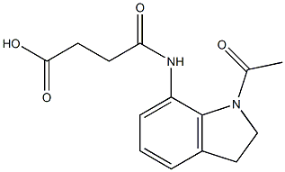 4-[(1-ACETYL-2,3-DIHYDRO-1H-INDOL-7-YL)AMINO]-4-OXOBUTANOICACID CAS#: 394654-07-0
