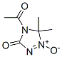 3H-1,2,4-Triazol-3-one, 4-acetyl-4,5-dihydro-5,5-dimethyl-, 1-oxide (9CI) CAS#: 161958-00-5