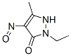 3H-Pyrazol-3-one, 2-ethyl-1,2-dihydro-5-methyl-4-nitroso- CAS#: 156543-41-8