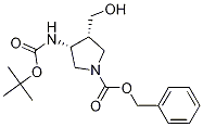 (3R,4R)-3-(Boc-amino)-1-Cbz-4-(hydroxymethyl)pyrrolidine CAS#: 370881-64-4