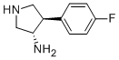 (3S,4R)-4-(4-FLUOROPHENYL)PYRROLIDIN-3-AMINE CAS#: 154206-03-8