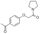 4'-[(1-Pyrrolidinyl)carbonylmethoxy]acetophenone CAS#: 42018-32-6