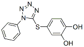 4-[(1-phenyl-1H-tetrazol-5-yl)thio]pyrocatechol CAS#: 42580-28-9