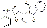 4-(1,3-Dihydro-1,3-dioxo-2H-isoindol-2-yl)-3,4-dihydrospiro[furan-2(5H),3'-[3H]indole]-2',5(1'H)-dione CAS#: 40664-91-3