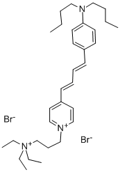 4-((1E,3E)-4-[4-(DIBUTYLAMINO)PHENYL]-1,3-BUTADIENYL)-1-[3-(TRIETHYLAMMONIO)PROPYL]PYRIDINIUM DIBROMIDE CAS#: 173220-61-6