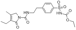 [[4-[2-[[(3-Ethyl-2,5-dihydro-4-methyl-2-oxo-1H-pyrrol-1-yl)carbonyl]amino]ethyl]phenyl]sulfonyl]-carbamic acid ethyl ester CAS#: 318515-70-7