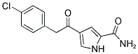 4-[2-(4-CHLOROPHENYL)ACETYL]-1H-PYRROLE-2-CARBOXAMIDE CAS#: 338397-97-0