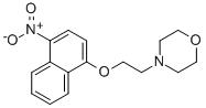 4-[2-(4-NITRONAPHTHALEN-1-YLOXY)ETHYL]MORPHOLINE CAS#: 317806-88-5