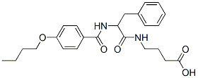 4-[[2-[(4-butoxybenzoyl)amino]-3-phenyl-propanoyl]amino]butanoic acid CAS#: 172798-63-9