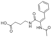 4-((2-(Acetylamino)-1-oxo-3-phenyl-2-propenyl)amino)butanoic acid CAS#: 172798-49-1