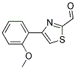 4-(2-METHOXY-PHENYL)-THIAZOLE-2-CARBALDEHYDE CAS#: 383142-89-0