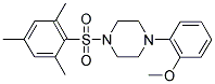 4-(2-METHOXYPHENYL)-1-((2,4,6-TRIMETHYLPHENYL)SULFONYL)PIPERAZINE CAS#: 331972-51-1