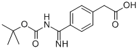 4-(2-TERT-BUTOXYCARBONYLAMINO-2-IMINO-ETHYL)-BENZOIC ACID CAS#: 153074-92-1