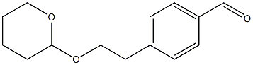 4 - (2 - ((Tetrahydro - 2H - pyran - 2 - yl)oxy)ethyl)benzaldehyde CAS#: 163164-46-3