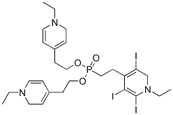 4-[2-[bis[2-(1-ethylpyridin-4-yl)ethyl]phosphoryl]ethyl]-1-ethyl-pyrid ine triiodide CAS#: 172421-42-0