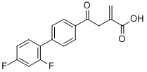 4-(2',4'-Difluorobiphenyl-4-yl)-2-methylene-4-oxobutanoic acid CAS#: 161692-81-5