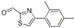 4-(2,4-diMethylphenyl)-2-thiazolecarboxaldehyde CAS#: 383143-90-6