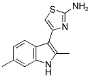4-(2,6-DIMETHYL-1H-INDOL-3-YL)-THIAZOL-2-YLAMINE CAS#: 382622-81-3