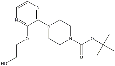 4-[3-(2-Hydroxyethoxy)-2-pyrazinyl]-1-piperazinecarboxylic acid 1,1-dimethylethyl ester CAS#: 313654-84-1