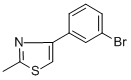 4-(3-BROMOPHENYL)-2-METHYL-1,3-THIAZOLE CAS#: 342405-21-4