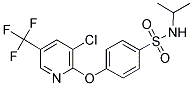 4-([3-CHLORO-5-(TRIFLUOROMETHYL)-2-PYRIDINYL]OXY)-N-ISOPROPYLBENZENESULFONAMIDE CAS#: 338775-51-2