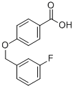 4-[(3-FLUOROBENZYL)OXY]BENZENECARBOXYLIC ACID CAS#: 405-85-6