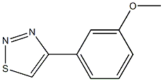 4-(3-Methoxy-phenyl)-[1,2,3]thiadiazole CAS#: 337924-95-5