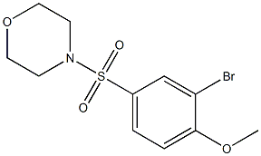 4-((3-broMo-4-Methoxyphenyl)sulfonyl)Morpholine CAS#: 358665-74-4