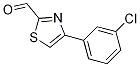 4-(3-chlorophenyl)-2-thiazolecarboxaldehyde CAS#: 383142-59-4