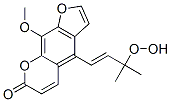4-(3-hydroperoxy-3-methyl-1-butenyl)-9-methoxy-7H-furo(3,2-g)(1)benzopyran-7-one CAS#: 160858-31-1