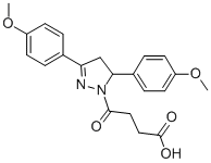 4-[3,5-BIS-(4-METHOXY-PHENYL)-4,5-DIHYDRO-PYRAZOL-1-YL]-4-OXO-BUTYRIC ACID CAS#: 337482-89-0