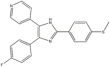 4-[4-(4-Fluorophenyl)-2-[4-(methylthio)phenyl]-1H-imidazol-5-yl]pyridine CAS#: 152121-44-3