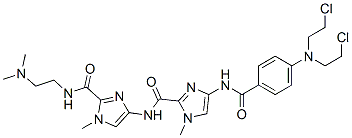 4-[[4-[[4-[bis(2-chloroethyl)amino]benzoyl]amino]-1-methyl-imidazole-2 -carbonyl]amino]-N-(2-dimethylaminoethyl)-1-methyl-imidazole-2-carboxa mide CAS#: 147056-64-2