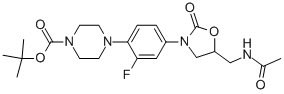 4-[4-[5-[(Acetylamino)methyl]-2-oxo-3-oxazolidinyl]-2-fluorophenyl]-1-piperazinecarboxylic acid tert-butyl ester CAS#: 154591-03-4