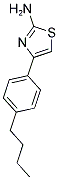 4-(4-BUTYLPHENYL)THIAZOL-2-YLAMINE CAS#: 350997-72-7