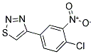 4-(4-CHLORO-3-NITROPHENYL)-1,2,3-THIADIAZOLE CAS#: 337924-91-1