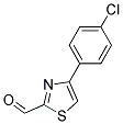 4-(4-CHLOROPHENYL)-1,3-THIAZOLE-2-CARBALDEHYDE CAS#: 383142-58-3