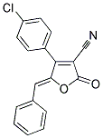 4-(4-CHLOROPHENYL)-2-OXO-5-(PHENYLMETHYLENE)-2,5-DIHYDRO-3-FURANCARBONITRILE CAS#: 343375-81-5