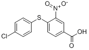 4-[(4-CHLOROPHENYL)SULFANYL]-3-NITROBENZENECARBOXYLIC ACID CAS#: 156629-59-3