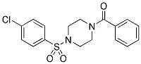 (4-[(4-CHLOROPHENYL)SULFONYL]PIPERAZINO)(PHENYL)METHANONE CAS#: 333757-02-1