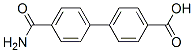 4-(4-Carbamoylphenyl)benzoic acid CAS#: 166386-38-5