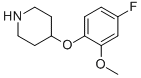 4-(4-FLUORO-2-METHOXYPHENOXY)PIPERIDINE CAS#: 367501-04-0