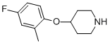 4-(4-FLUORO-2-METHYLPHENOXY)PIPERIDINE CAS#: 367501-10-8