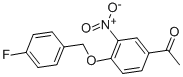 4-(4-FLUOROBENZYLOXY)-3-NITROACETOPHENONE CAS#: 175136-24-0