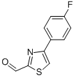 4-(4-FLUOROPHENYL)-1,3-THIAZOLE-2-CARBALDEHYDE CAS#: 383142-69-6