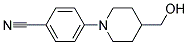 4-[4-(Hydroxymethyl)piperidin-1-yl]benzonitrile CAS#: 162997-46-8