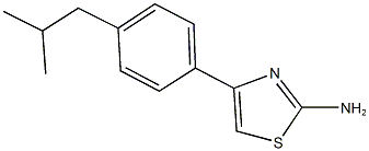 4-(4-ISOBUTYLPHENYL)-1,3-THIAZOL-2-AMINE CAS#: 351982-44-0