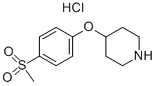 4-[4-(METHYLSULFONYL)PHENOXY]PIPERIDINE HYDROCHLORIDE CAS#: 333987-88-5